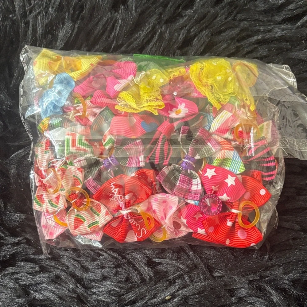Assorted Kids Hair Bows Pack - Multi-Color